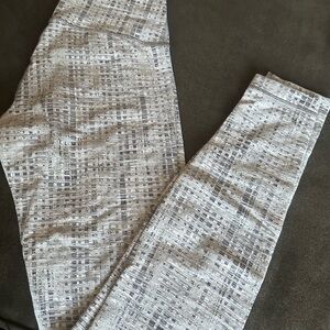 lululemon athletica Gray Patterned Leggings